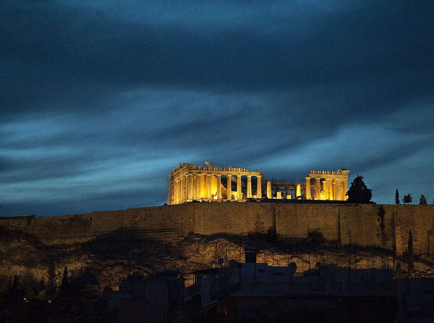 Atena – 20090624 Acropolis Parthenon Athens Koukaki panoramic view