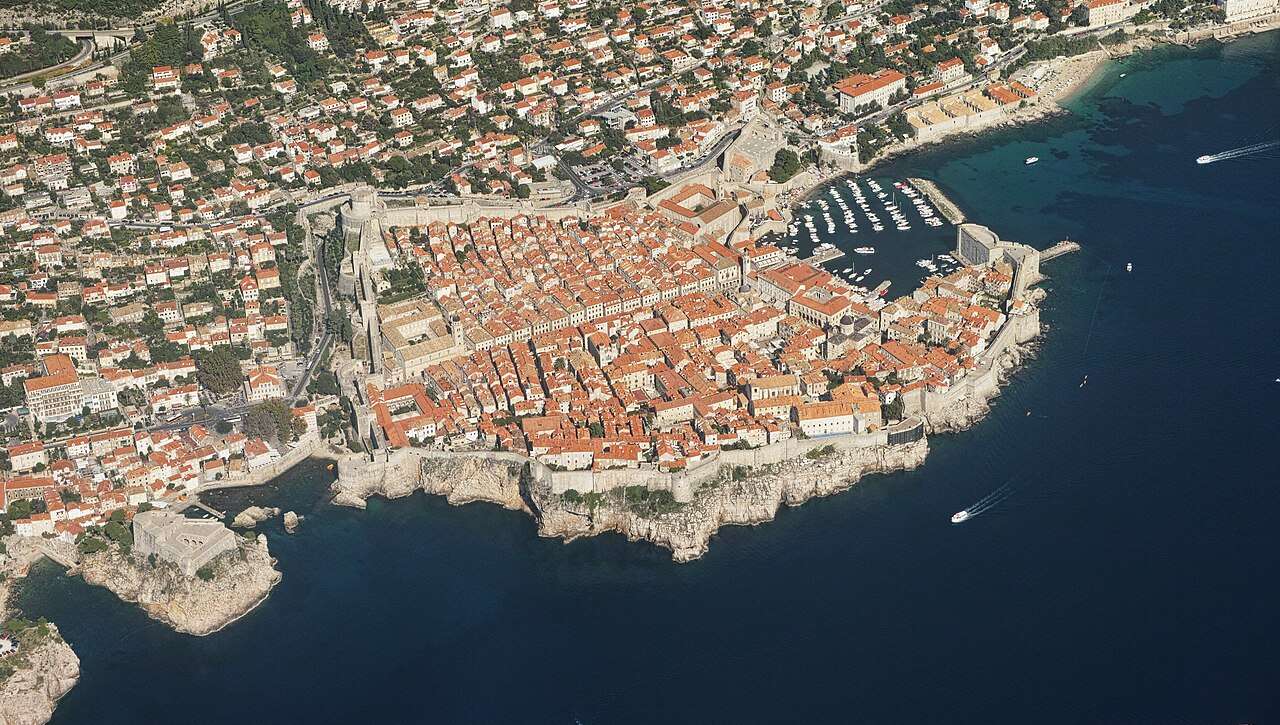Dubrovnik – Aerial view of the Old Town of Dubrovnik - Croatia