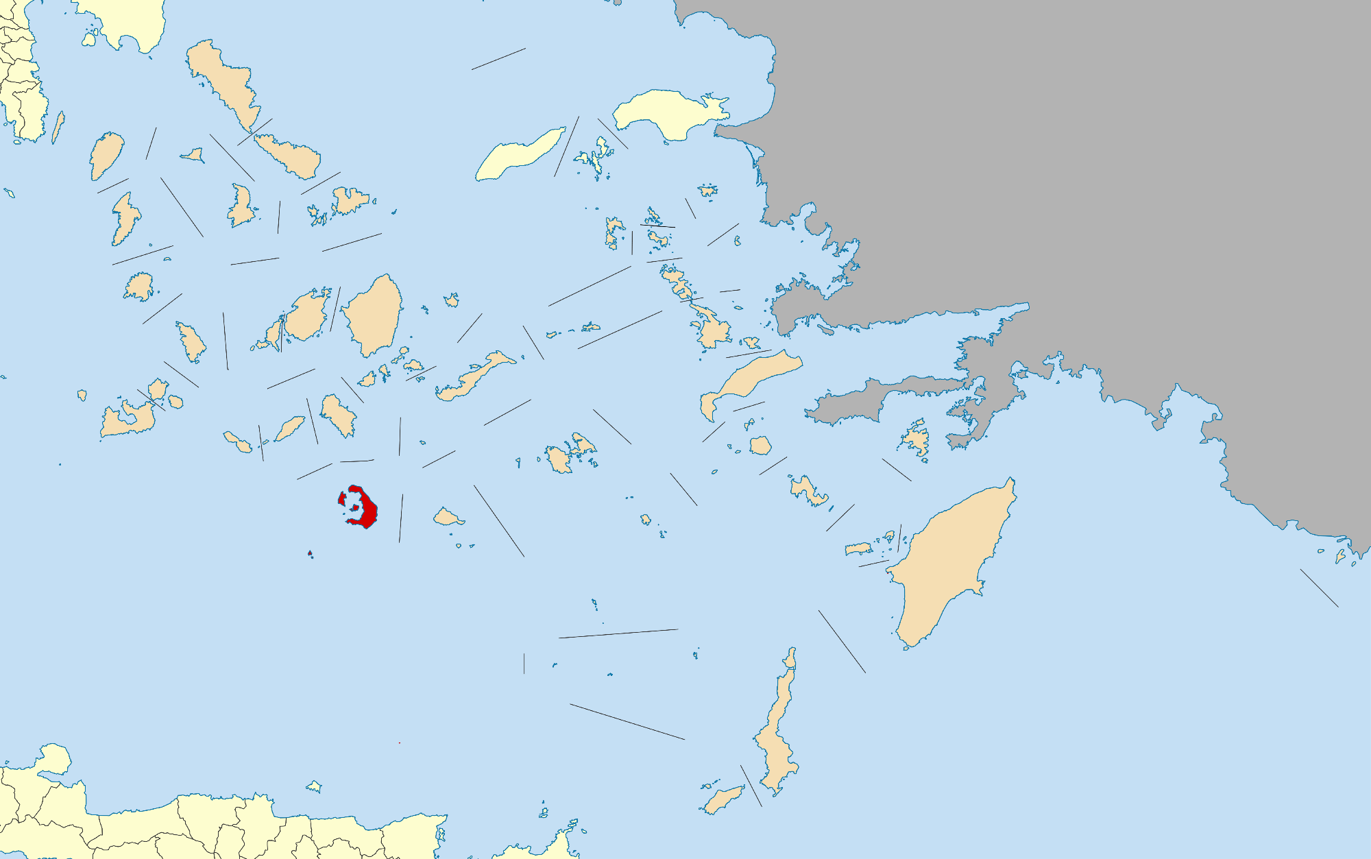 Santorini și caldera
