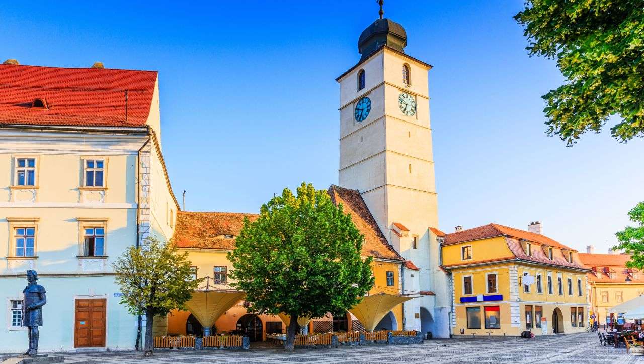 Piața Mare și Turnul Sfatului din Sibiu