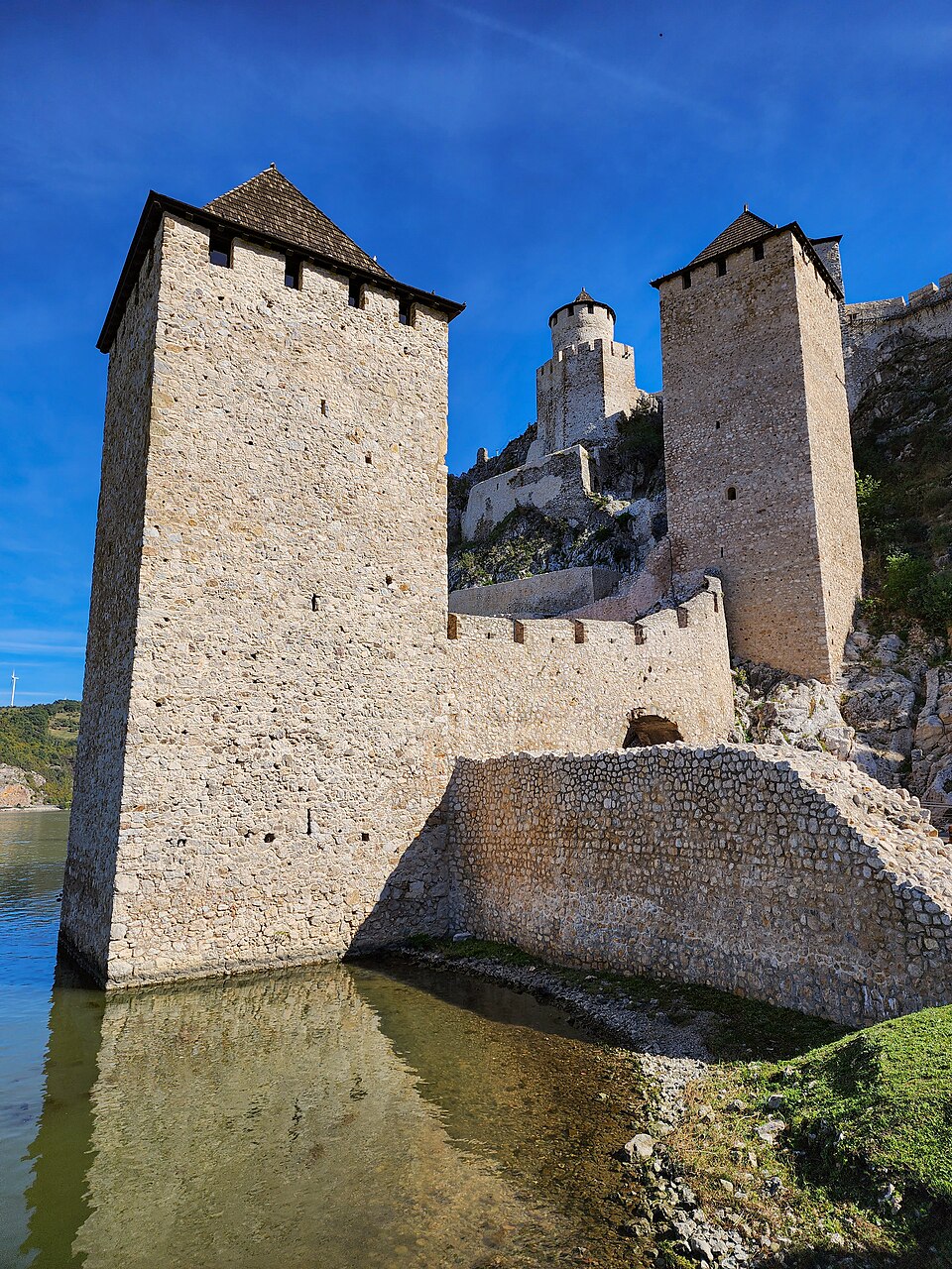 Detaliu din Cetatea Golubac