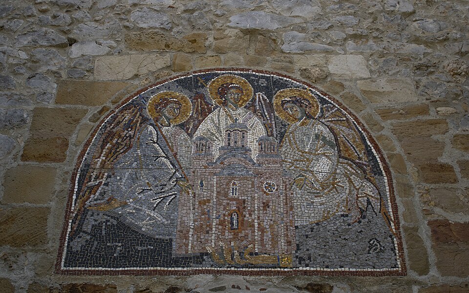 Detaliu al fortificațiilor Manasija