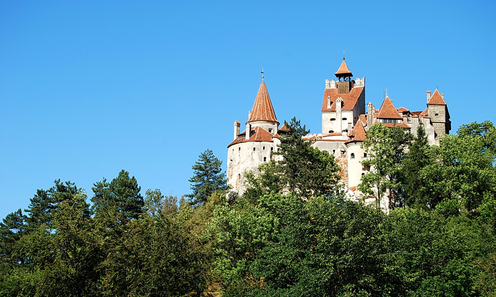 Vedere asupra Castelului Bran