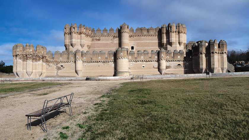 Castillo de Coca din provincia Segovia