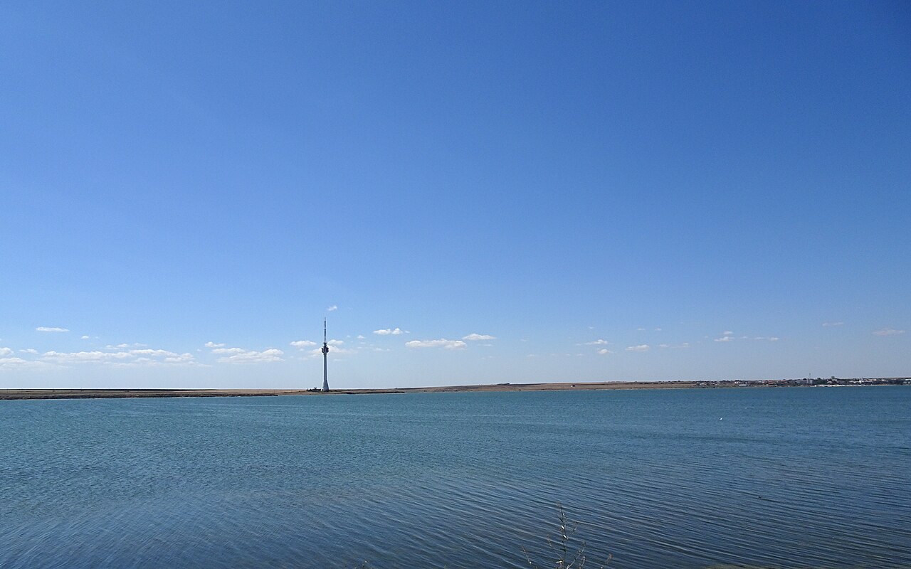 Apă și maluri la Lacul Techirghiol, Dobrogea