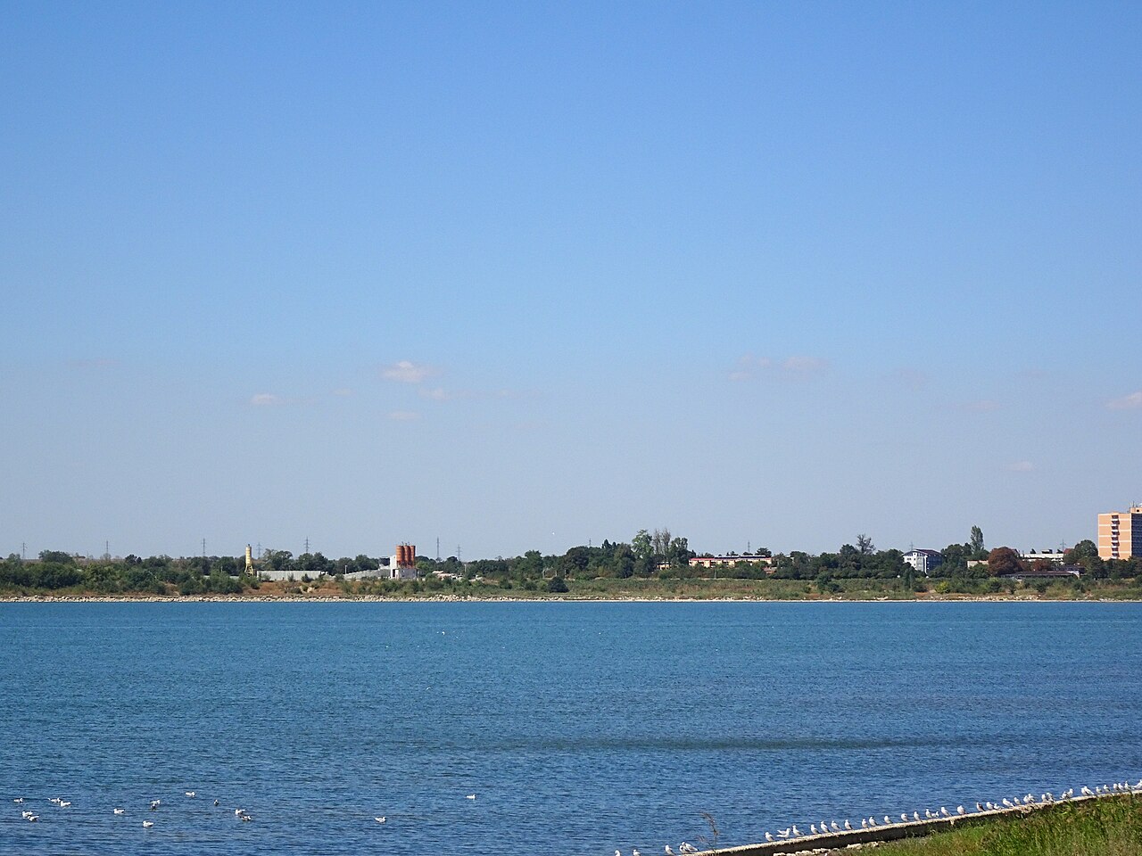 Peisaj de vară la Lacul Techirghiol