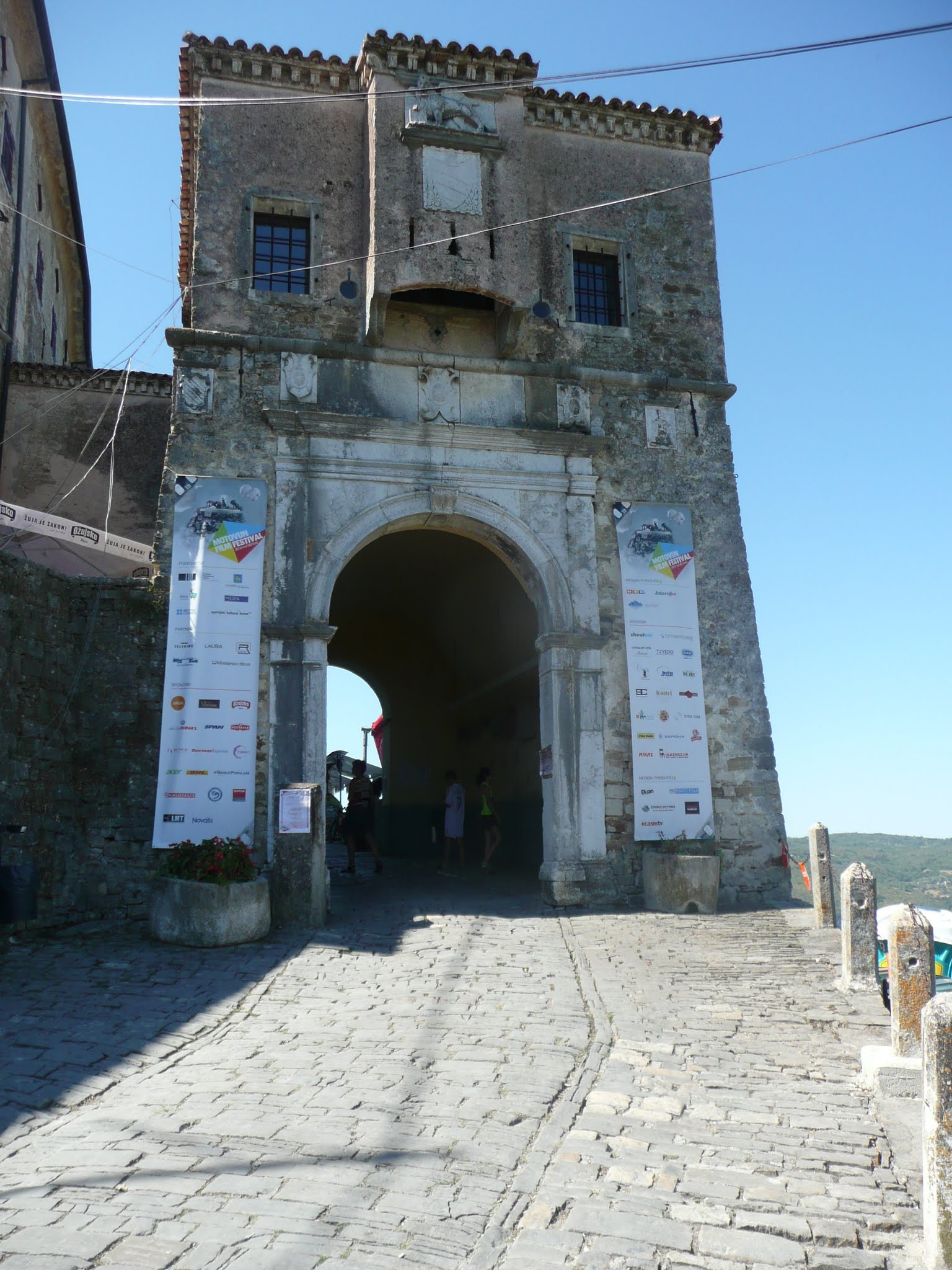 Centrul fortificat Motovun din Istria