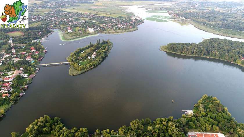 Lacul Snagov și vegetația din aria naturală protejată