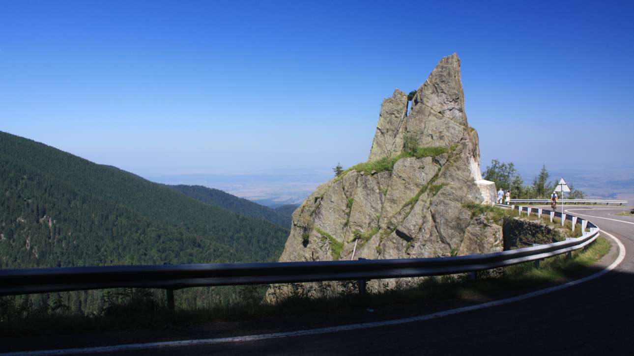Transfăgărășanul văzut de la Bâlea Lac