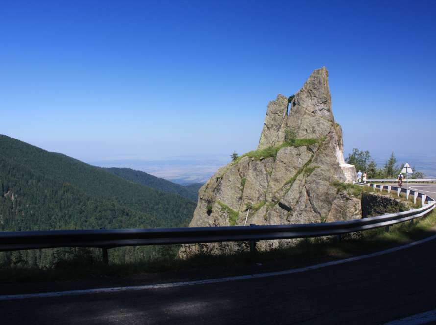 Transfăgărășanul văzut de la Bâlea Lac